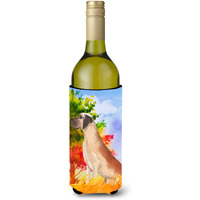 "Caroline's Treasures CK1941LITERK Fall Dane Wine Bottle Hugger cold-beverage-koozies, 750 ml, Multicolor"