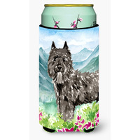 "Caroline's Treasures CK2543TBC Mountain Flowers Bouvier des Flandres Tall Boy Hugger cold-beverage-koozies, Multicolor"