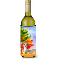 "Caroline's Treasures CK1939LITERK Fall Italian Greyhound Wine Bottle Hugger cold-beverage-koozies, 750 ml, Multicolor"