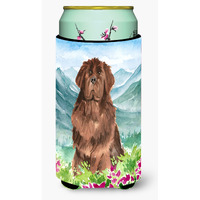 "Caroline's Treasures CK2527TBC Mountain Flowers Newfoundland Tall Boy Hugger cold-beverage-koozies, Multicolor"