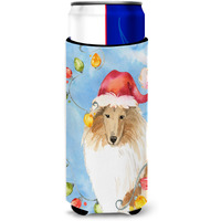 "Caroline's Treasures CK2489MUK Michelob Ultra Hugger for slim cans cold-beverage-koozies, Multicolor"