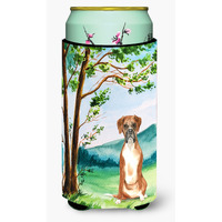 "Caroline's Treasures CK2578TBC Under the Tree Boxer Tall Boy Hugger cold-beverage-koozies, Multicolor"