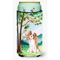 "Caroline's Treasures CK2020TBC Under Tree Blenheim Cavalier Spaniel Tall Boy Hugger cold-beverage-koozies, Multicolor"