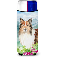"Caroline's Treasures CK2522MUK Michelob Ultra Hugger for slim cans cold-beverage-koozies, Multicolor"