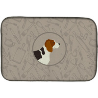 "Caroline's Treasures CK2166DDM Beagle in The Kitchen dish-drying-mats, 14x21, Multicolor"