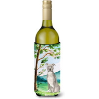 "Caroline's Treasures Tree Staffordshire Bull Terrier Wine Bottle Hugger cold-beverage-koozies, 750 ml, Multicolor"