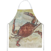 Caroline's Treasures SC2022APRON Cooked Crab Yellow Sky kitchen-aprons