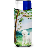 "Caroline's Treasures CK2582MUK Michelob Ultra Hugger for slim cans cold-beverage-koozies, Multicolor"