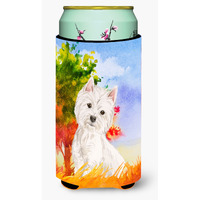 "Caroline's Treasures CK1930TBC Fall Westie Tall Boy Insulator Hugger cold-beverage-koozies, Multicolor"