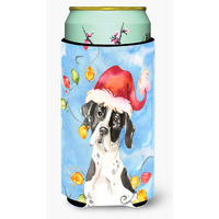 "Caroline's Treasures CK2477TBC Christmas Lights English Pointer Tall Boy Hugger cold-beverage-koozies, Multicolor"