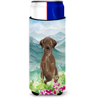"Caroline's Treasures CK1986MUK Michelob Ultra Hugger for slim cans cold-beverage-koozies, Multicolor"