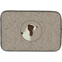 "Caroline's Treasures CK2184DDM English Springer Spaniel Kitchen dish-drying-mats, 14x21, Multicolor"