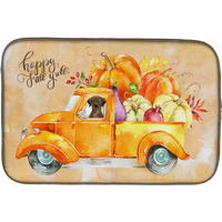 "Caroline's Treasures CK2649DDM Fall Chocolate Labrador Retriever dish-drying-mats, 14x21, Multicolor"