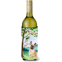 "Caroline's Treasures Tree Fawn French Bulldog Wine Bottle Hugger cold-beverage-koozies, 750 ml, Multicolor"