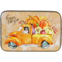 "Caroline's Treasures CK2607DDM Fall Harvest Bernese Mountain Dog dish-drying-mats, 14x21, Multicolor"