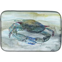 "Caroline's Treasures SC2003DDM Blue Crab Watercolor dish-drying-mats, 14x21, Multicolor"