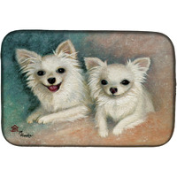 "Caroline's Treasures MH1064DDM Chihuahua The Siblings dish-drying-mats, 14x21, Multicolor"