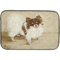 "Caroline's Treasures MH1051DDM Chihuahua Favorite Flavors dish-drying-mats, 14x21, Multicolor"
