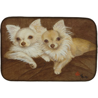 "Caroline's Treasures MH1042DDM Chihuahua for The Pair dish-drying-mats, 14x21, Multicolor"