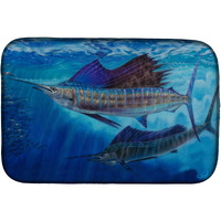 "Caroline's Treasures JMA2011DDM Wide Open Sailfish dish-drying-mats, 14 x 21, Multicolor"