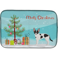 "Caroline's Treasures CK3843DDM Jackhuahua Christmas Tree dish-drying-mats, 14 x 21, Multicolor"