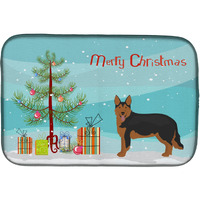 "Caroline's Treasures CK3874DDM Shollie #2 Christmas Tree dish-drying-mats, 14 x 21, Multicolor"