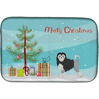 "Caroline's Treasures Lowchen or Little Lion Dog Christmas Tree dish-drying-mats, 14 x 21, Multicolor"
