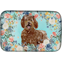 "Caroline's Treasures CK3421DDM Labradoodle dish-drying-mats, 14 x 21, Multicolor"