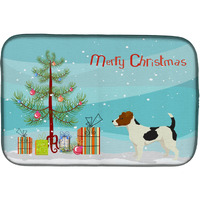 "Caroline's Treasures CK3547DDM Jack Russell Terrier Christmas Tree dish-drying-mats, 14 x 21, Multicolor"