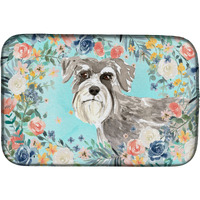 "Caroline's Treasures CK3413DDM Schnauzer #1 dish-drying-mats, 14 x 21, Multicolor"