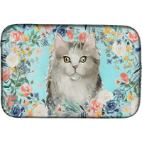 "Caroline's Treasures CK3395DDM Ragamuffin Spring Flowers dish-drying-mats, 14 x 21, Multicolor"