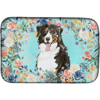 "Caroline's Treasures CK3436DDM Bernese Mountain Dog dish-drying-mats, 14 x 21, Multicolor"