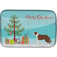 "Caroline's Treasures CK3807DDM Borador Christmas Tree dish-drying-mats, 14 x 21, Multicolor"