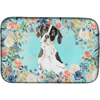"Caroline's Treasures CK3427DDM English Pointer dish-drying-mats, 14 x 21, Multicolor"