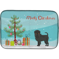 "Caroline's Treasures CK3440DDM Affenpinscher Christmas Tree dish-drying-mats, 14 x 21, Multicolor"