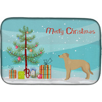 "Caroline's Treasures CK3834DDM German Sheprador #1 Christmas Tree dish-drying-mats, 14 x 21, Multicolor"