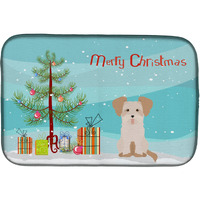 "Caroline's Treasures CK3889DDM Morkie #3 Christmas Tree dish-drying-mats, 14 x 21, Multicolor"