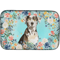 "Caroline's Treasures CK3429DDM Catahoula Leopard Dog dish-drying-mats, 14 x 21, Multicolor"