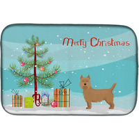 "Caroline's Treasures CK3444DDM Airedale Terrier Christmas Tree dish-drying-mats, 14 x 21, Multicolor"