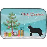 "Caroline's Treasures CK3873DDM Shollie #1 Christmas Tree dish-drying-mats, 14 x 21, Multicolor"