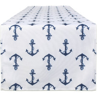 DII Anchors Print Outdoor Table Runner 14x108