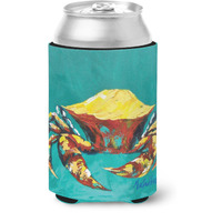 "Caroline's Treasures MW1322CC Crab Tunnel Can or Bottle Hugger cold-beverage-koozies, Multicolor"