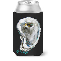 "Caroline's Treasures MW1336CC Lucky Oyster Can or Bottle Hugger cold-beverage-koozies, Multicolor"