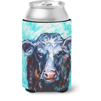 "Caroline's Treasures MW1340CC Moo Cow Can or Bottle Hugger cold-beverage-koozies, Multicolor"