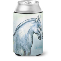 "Caroline's Treasures MW1342CC Noble Horse Can or Bottle Hugger cold-beverage-koozies, Multicolor"