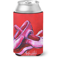 "Caroline's Treasures MW1306CC Ballet Shoes Red Can or Bottle Hugger cold-beverage-koozies, Multicolor"