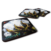 "Caroline's Treasures MW1356FC This Boll Cotton Foam Set of 4 coasters, Multicolor"