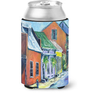 "Caroline's Treasures MW1350CC Somewhere Close Houses Can or Bottle Hugger cold-beverage-koozies, Multicolor"