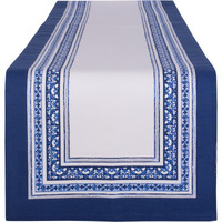 DII Porto Stripe Print Table Runner 14x72