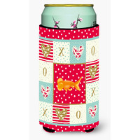 "Caroline's Treasures CK5470TBC Bubble Eyed Goldfish Love Tall Boy Hugger cold-beverage-koozies, Multicolor"
